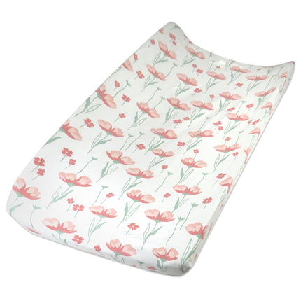 HonestBaby Organic Cotton Changing Pad Cover, Stra