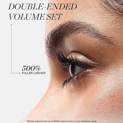 RevitaLash Cosmetics, Double-Ended Volume Set, 2-in-1 Lash Primer & Mascara Duo