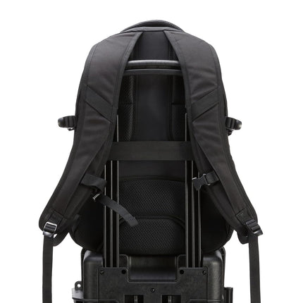 Amazon Basics 15.6-Inch Laptop Backpack, Water Resistant Rucksack for Business Travel, Work or School, Padded Shoulder Straps, Black