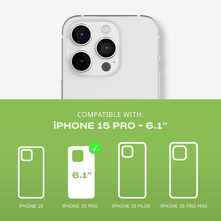 tech21 Evo Clear case Compatible with MagSafe for iPhone 15 Pro - Impact Protection Case - Clear
