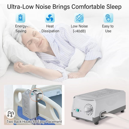 Alternating Pressure Mattress with Electric Quiet Pump, Pressure Sore Pad