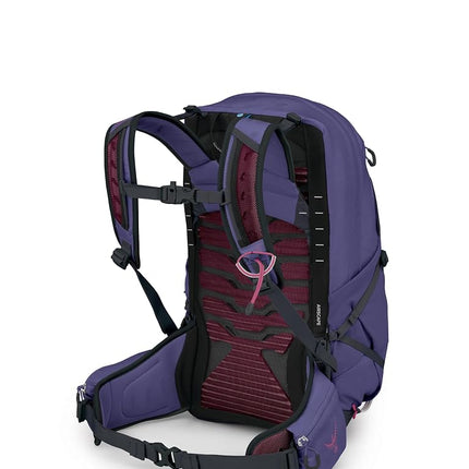 Osprey Women's Tempest 22 Lightweight Hiking Backpack, Deep Fig/Hotspot Pink, One Size