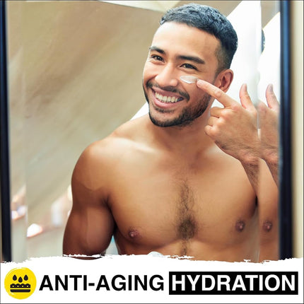 Lumin - Kit d'Entretien Classique - Kit de Soin pour Hommes - Nettoyant Visage au Charbon, Hydratant, Gommage Exfoliant - Anti-âge, Atténue les Rougeurs - Approvisionnement de 2 Mois