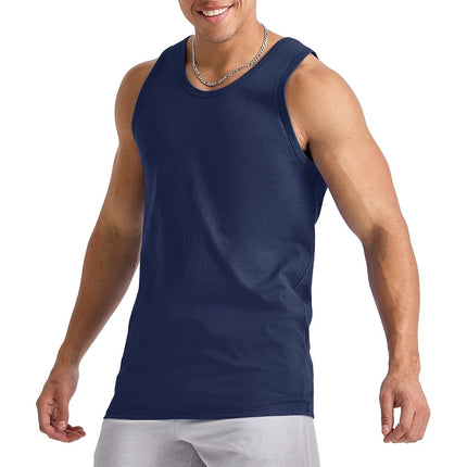 Hanes Men's T-Shirt (Pack of 3), Athletic Navy Blue, S