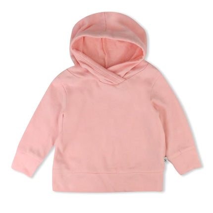 HonestBaby Lot de pulls à capuche, sweat-shirts et pantalons de jogging en coton biologique pour bébé, tout-petit, garçon, fille, unisexe, sweat à capuche rose, nouveau-né