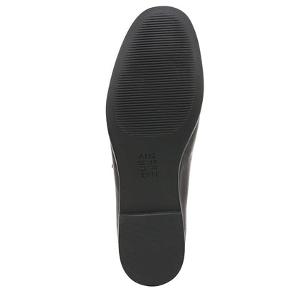 Naturalizer Elina Mary Janes en cuir noir pour femme, 8 large, cuir noir, 8 large