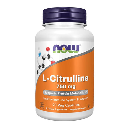 NOW L-Citrulline 750 mg, 90 Veg Capsules