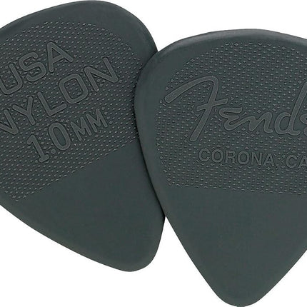Médiators Fender en nylon (paquet de 12)