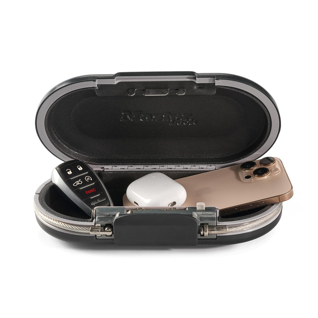 Master Lock Portable Safe with Resettable Combinat