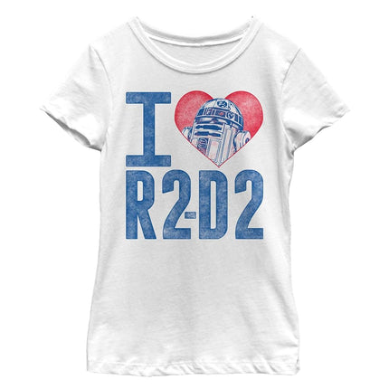 STAR WARS Girls' Big, White//Red Love, S