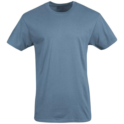 Gildan Men's Crew T-Shirts, Multipack, Style G1100 Underwear, Navy/Heather Navy/Indigo Blue (5-Pack), S (Pack of 5)