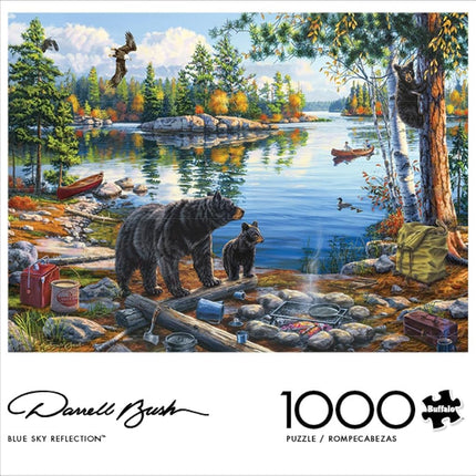 Buffalo Games - Darrell Bush - Blue Sky Relection - 1000 Piece Jigsaw Puzzle for Adults Challenging Puzzle Perfect for Game Nights - Finished Size 26.75 x 19.75