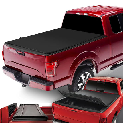 DNA Motoring TTC-TRISOFT-001 Truck Bed Soft Tri-Fo