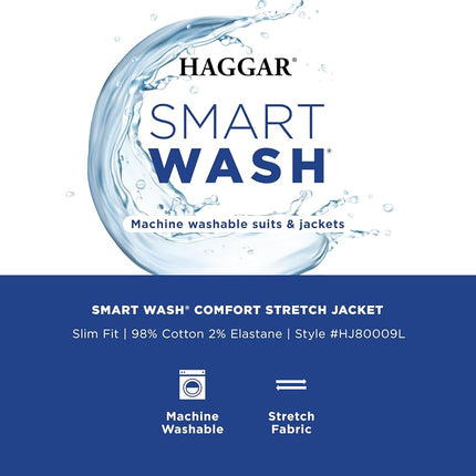 Haggar Men's Smart Wash Performance Blazer & Jackets, Olive, Large