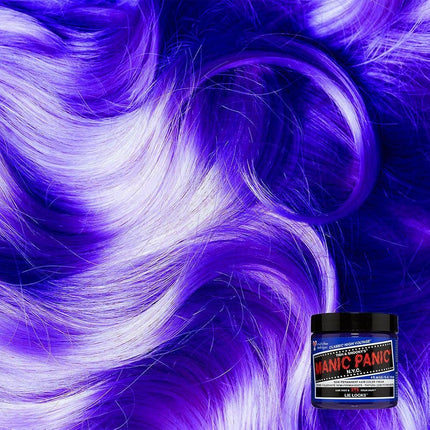 Manic Panic Semi Permanent Blue Violet Hair Dye, Lie Locks, 4 oz, 3 Pack