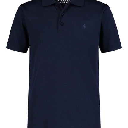IZOD Boy's Performance Golf Grid Short Sleeve Stre