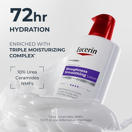 Eucerin Roughness Smoothing Lotion with Urea, 16.9 FL OZ