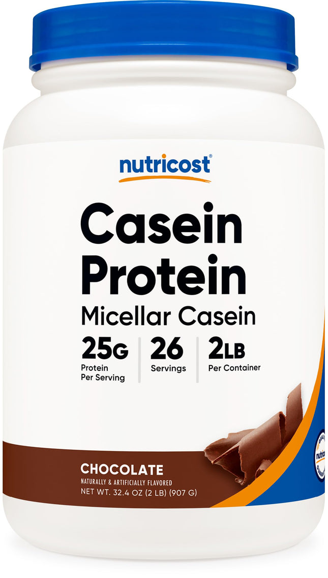 Nutricost Casein Protein Powder 2Lb Chocolate - Mi