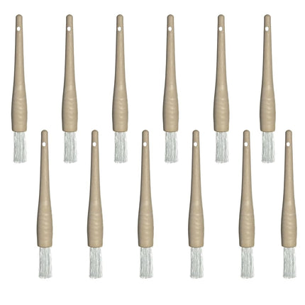 Carlisle FoodService Products Brosse ronde en plastique, brosse haute température, beige (lot de 12)