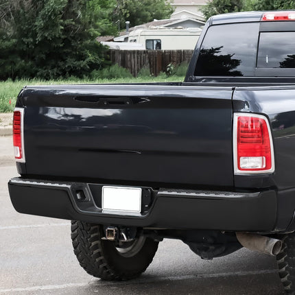 DNA MOTORING Rear Bumper Bar Compatible With Ram 2500/3500 2013-2018, Without Park Assist, CH1102376, Black, BUMP-R-DR13-FB-01-BK