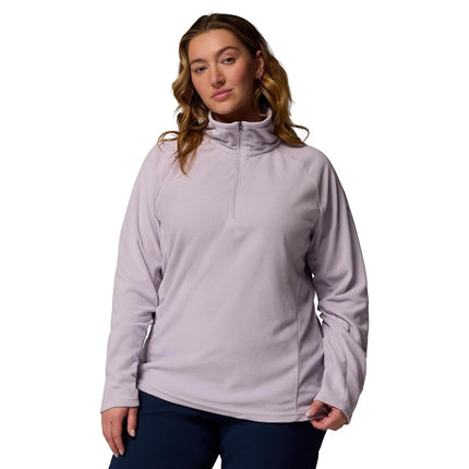 Columbia Women's Glacial 4 1/2 Zip, Fleece Pull Over, Lavender Pearl, Small