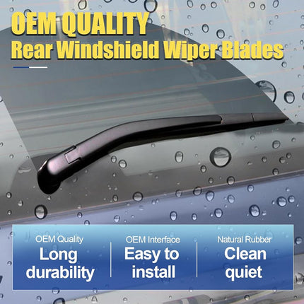 3 wiper Replacement for Audi Q5 2009-2017 SQ5 2014-2017 Q3 2019 2020-2022 RS Q3 2021-2022 Original Equipment Replacement Windshield Wiper Blade Set - 24"/20"/13" (Set of 3) Top Lock 16mm