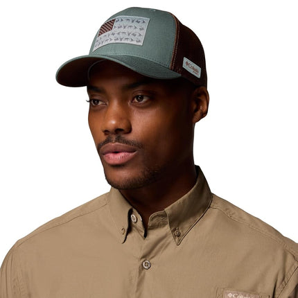 Columbia Unisex PHG Game Flag Mesh Snap Back, Pond