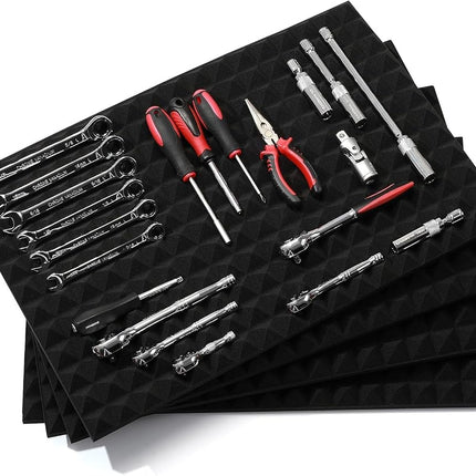 CASOMAN 4PCS Professional Toolbox Liner, Trap Mat 