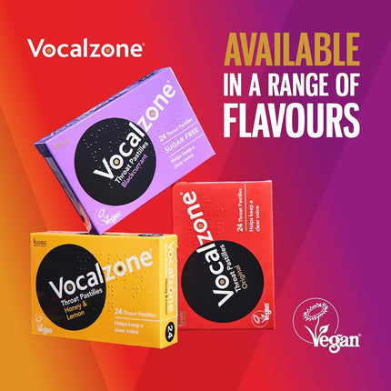 VocalZone Throat Pastilles (24 x 3) Multipack Offer