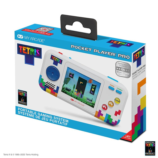 My Arcade Tetris Mini Arcade Games Console - Pocket Player Pro Table Top Arcade Machine, Portable Handheld Game, Retro Gaming Console, Mini Retro Games Machines for Kids & Adults