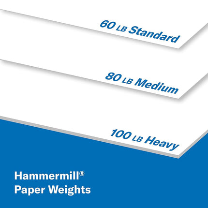 HAMMERMILL Premium Color Copy Cover Cardstock, Blanc, 19x13, 80lb, 100 Bright, 3 paquets / 700 feuilles