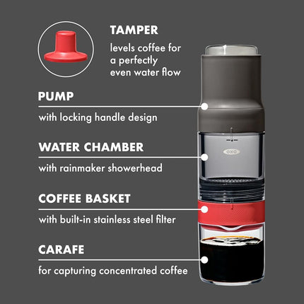 OXO Outdoor Rapid Brewer with Travel Bag