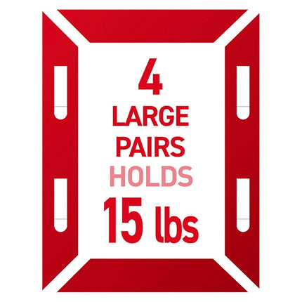 Command 15 lb Large Picture Hanging Strips 40 Pairs, (80 Strips) Damage Free Hanging Picture Hangers, No Tools Great for Home Decor, Black Adhesive