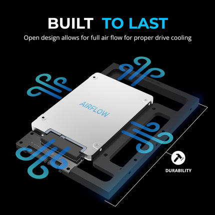 SABRENT 2.5" to 3.5" SSD Mounting Bracket Internal Hard Drive Adapter