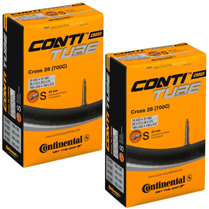 Continental Cross 28" 700x32-47c Inner Tubes - 42m