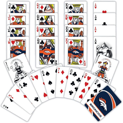 Baraja de cartas de la NFL Denver Broncos de MasterPieces