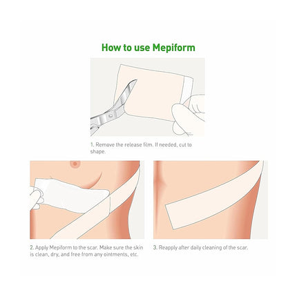Mepiform 5x7.5 cm bandage 5 pcs