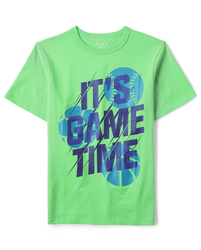 The Children's Place Boys' Game Day Graphic Short 