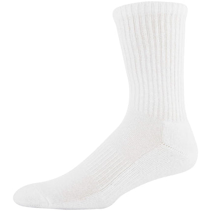 Gildan Mens Cotton Socks, 10 Pair Crew, White, 6-12 UK