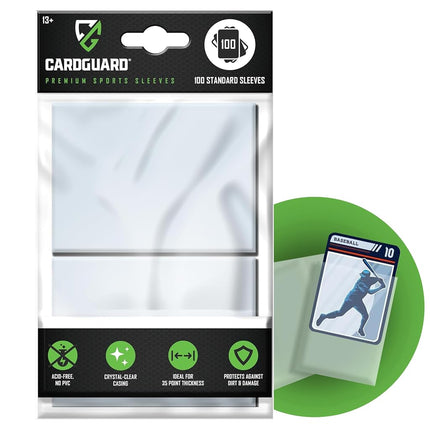 CardGuard Premium Clear Card Sleeves, 100ct – Stan