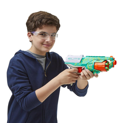Lanzador de Dardos Verde Dinámico NERF Elite Disruptor, Tambor Giratorio, Disparo Rápido, Juguetes al Aire Libre, para Niños, Edades 8+ (Exclusivo de Amazon)