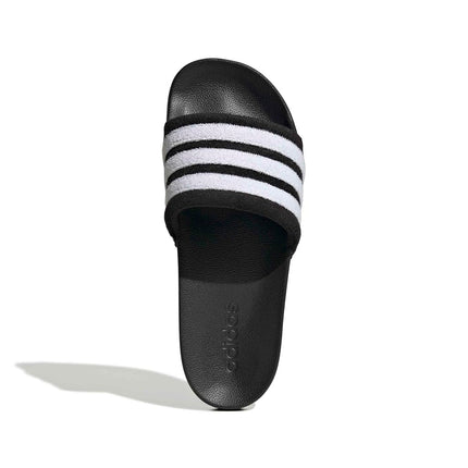 adidas Unisex ADILETTE NOSHOWER SLIDES, core black/ftwr white/ftwr white, 12 UK