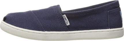 TOMS Unisex Kids Alpargata Loafer Flat, Navy, 3.5 UK