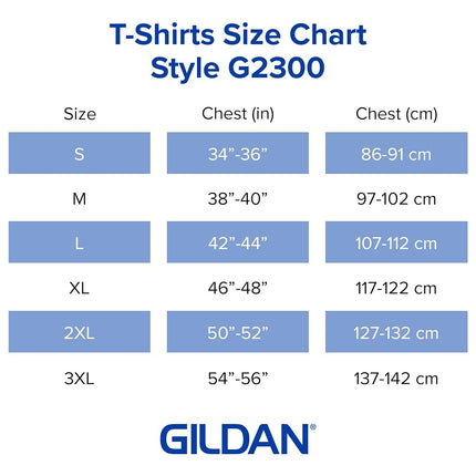 Gildan Adult Ultra Cotton T-Shirt with Pocket, Style G2300, 2-Pack, Safety Orange, S