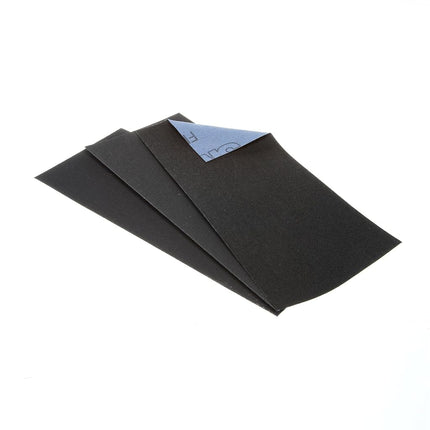3M Assorted Grit Emery Cloth Sandpaper, 3.67-Inch by 9-Inch, 3-Pack