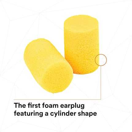 3M™ E-A-R™ Classic™ Earplugs 312-1201, Uncorded, Poly Bag, 2000 Pair/Case