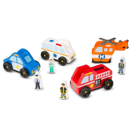 Melissa & Doug Emergengy Vehicle Set