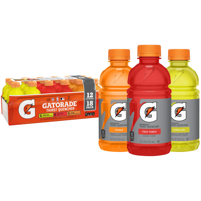 Gatorade Variety Pack Fruit Punch Lemon-Lime Orang