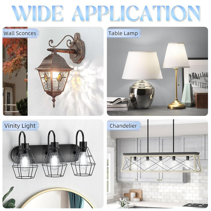 GvvooHome LED E26 Bulb, Edison Bulbs 60 watt Equivalent, Cool White 4000K