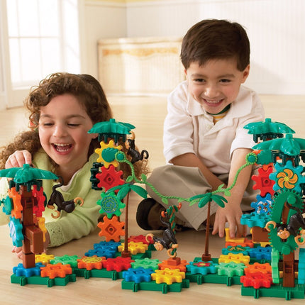 Learning Resources Gears! Gears! Gears! Movin’ Monkeys, Gears & Construction Toy, STEM Toys, Gears for Kids